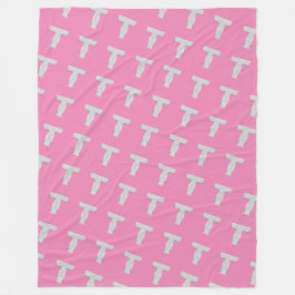 Rosa Silberbrief T Fleecedecke