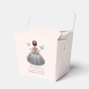 Rosa silberne Prinzessin-Kröte Geburtstagsparty Ma Geschenkschachtel