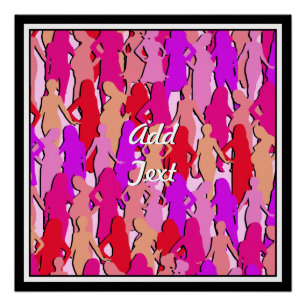 Rosa Silhouette Poster