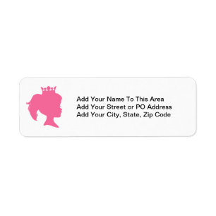Rosa Silhouette-Prinzessin T-shirts und Geschenke