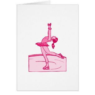 Rosa Skater-Drehbeschleunigung