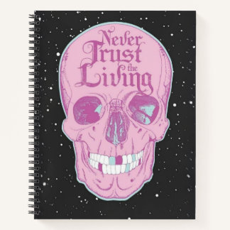 Rosa Skeleton Hardcover SpiralNotebook Notizbuch
