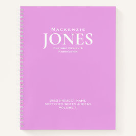 Rosa Sketch Notizbuch