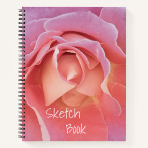 Rosa Sketch Notizbuch