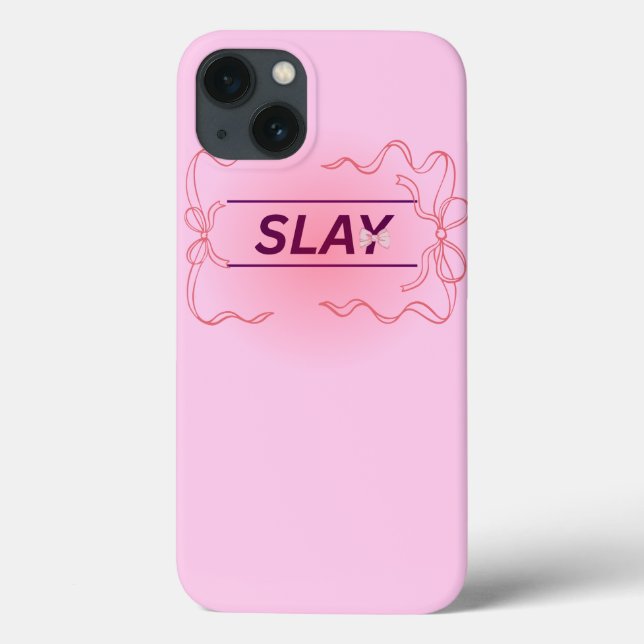 Rosa, slay" Handy-Gehäuse stilvoll Case-Mate iPhone Hülle (Rückseite)