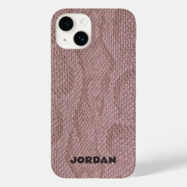 Rosa Snakeskin Case-Mate iPhone 14 Hülle