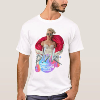Rosa Sommer-Karneval-Tour 2023 T-Shirt