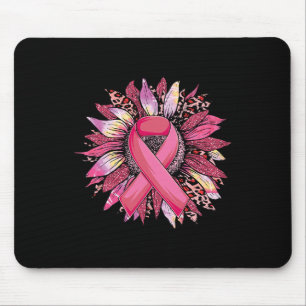 Rosa Sonnenblumen Brustkrebs Bewusstsein Leopard S Mousepad
