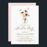 Rosa Sonnenblumen in Mason Jar Rustikal 16 . Gebur Einladung<br><div class="desc">Mit dieser individuellen 16 . Geburtstag Einladung laden wir Sie zu Ihrem Party ein. Es ist mit rosa Sonnenblumen in einem Maurerkirsch mit Schmetterlingen ausgestattet. Personalisieren Sie diese rustikale,  süße 16 Einladung,  indem Sie Ihre Veranstaltungsdetails. Die Einladung zum Sonnenblumen zum Geburtstag ist perfekt für Sommer und Herbst.</div>