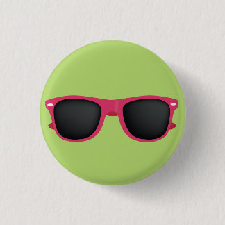 Rosa Sonnenbrille Button
