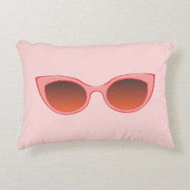 Rosa Sonnenbrillen, katzenauge Sonnenbrille, weibl Dekokissen