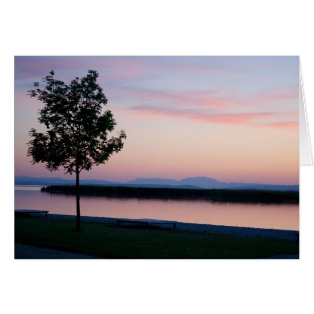 Rosa Sonnenuntergang (Vorderseite (Horizontal))