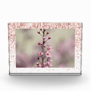 Rosa Spargel Glitzer Personalisiertes Foto