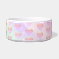 Rosa Sparkle Hörnchen auf Einhorn Regenbogenschale