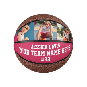 Rosa Spieler Team Sport Modern Cool für Mädchen Mini Basketball