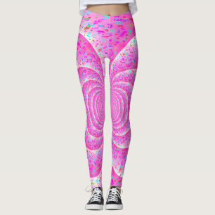 Rosa Spirale Leggings