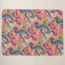Rosa Spiralen Abstrakt