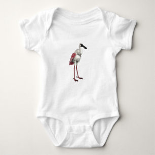 Rosa Spoonbill Baby Strampler