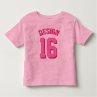 Rosa Sport Jersey des Kleinkind-|