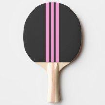 Rosa Sportstreifen-Tischtennisschläger