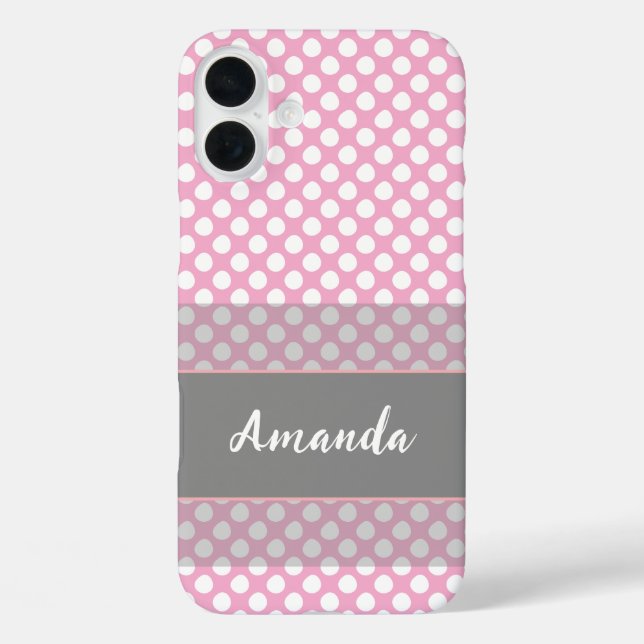 Rosa Spot Elegante Case-Mate iPhone Hülle (Rückseite)
