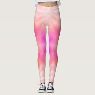 Rosa Spritzen Leggings