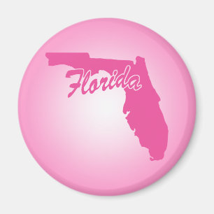 Rosa Staat Florida Magnet