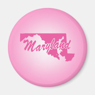 Rosa Staat Maryland Magnet