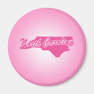 Rosa Staat North Carolina Magnet
