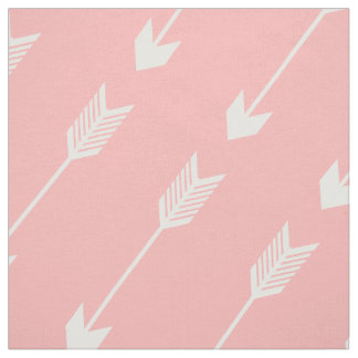 Rosa Stammes- Pfeil-Muster Stoff