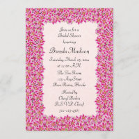 Rosa Stargazer-Lilien-Garten-Brautparty laden ein