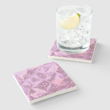 Rosa Stars Imitate aus gebürstetem Metall