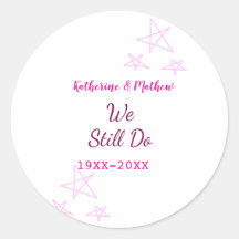 Rosa Stars Jubiläum der Erneuerung Moderne