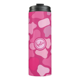 Rosa Stein Muster- Thermosbecher