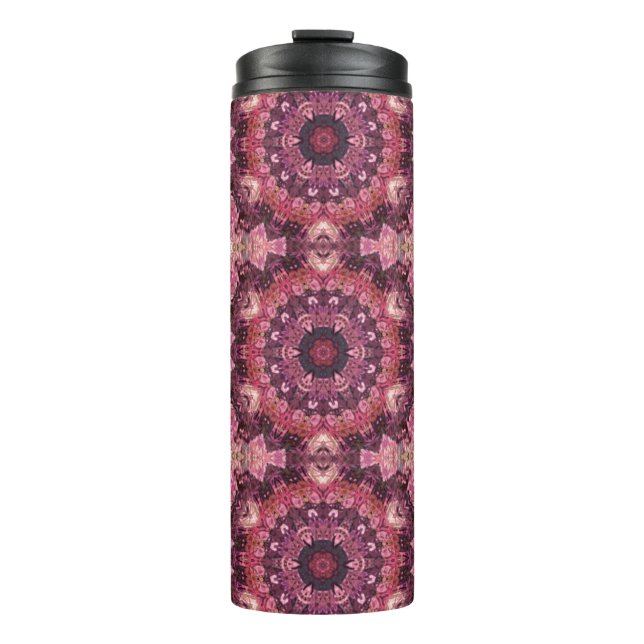 rosa Steppe Thermosbecher (Vorderseite)