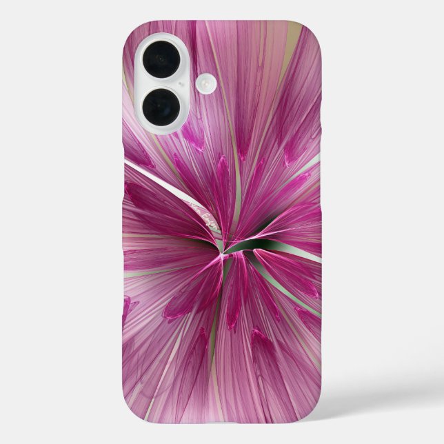Rosa Stern Wildblumen-Handyhülle Case-Mate iPhone Hülle (Rückseite)