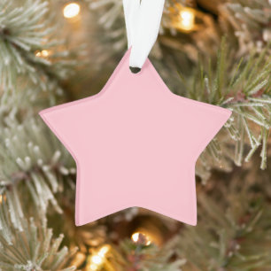 Rosa Sterne Akrylverzierung Ornament