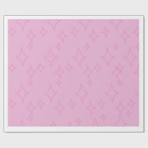 Rosa Sternenmuster-Wrap-Papier