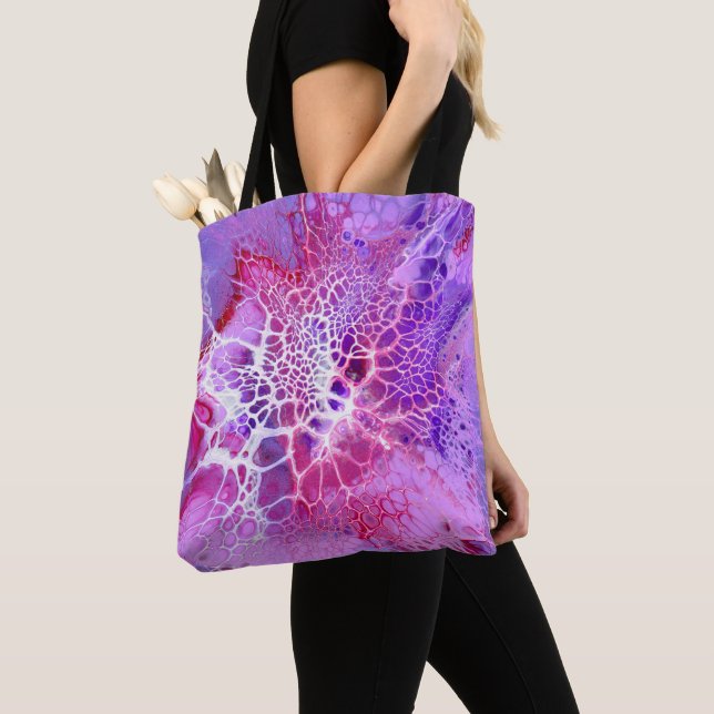 Rosa Sternexplosion Tasche (Von Nahem)