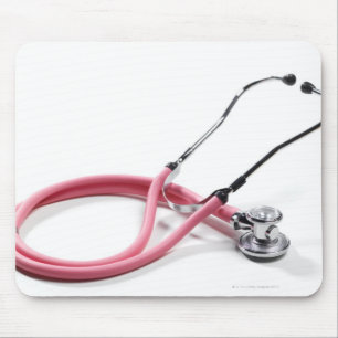 Rosa Stethoskop Mousepad