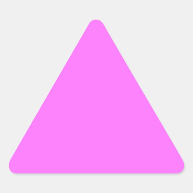 Rosa Sticker schockieren; Form auswählen (Vorderseite)