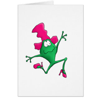 Rosa Stilletto glücklicher Frosch