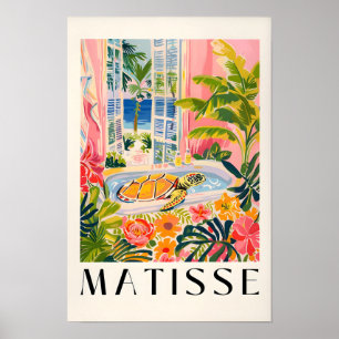 Rosa Stranddeko, Meeresschildkröte in der Badewann Poster