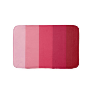 Rosa Streifen Badematte