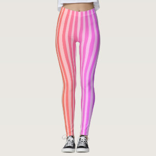 Rosa Streifen Classic Leggings