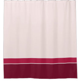 Rosa Streifen Duschvorhang