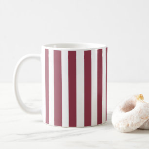 Rosa Streifen Kaffeetasse