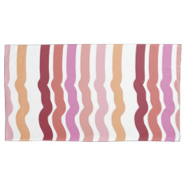 Rosa Streifen Kissenbezug