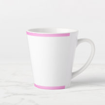 Rosa Streifen Latte Tasse
