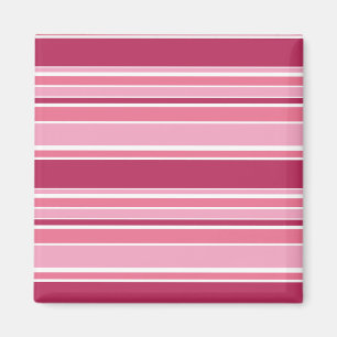 Rosa Streifen Magnet